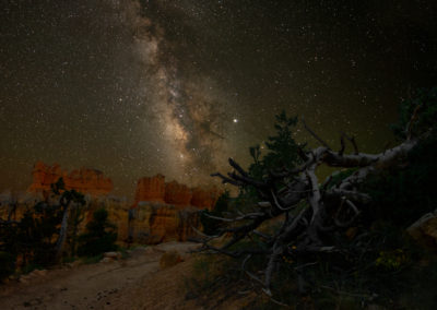 Milky Way in Bryce Canyon Amphitheatre, Utah