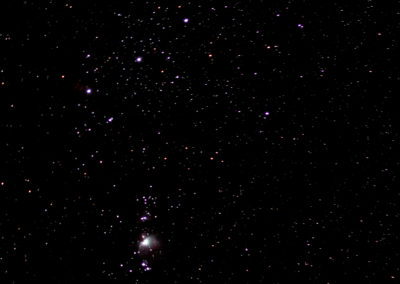 Orion Nebula in Five Mile Pass Utah