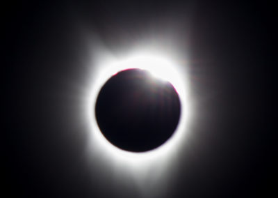 Total Solar Eclipse Diamond Ring 2017 in Rigby, Idaho