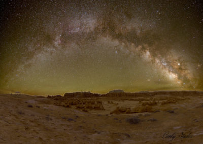 Valley of the Goblins and the Milky Way Panorama
