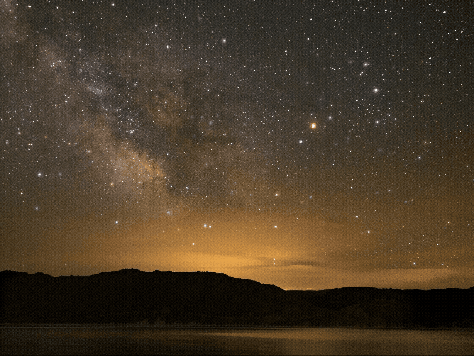 Milky Way over Flaming Gorge