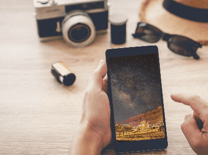 Milky Way Timelapse on phone