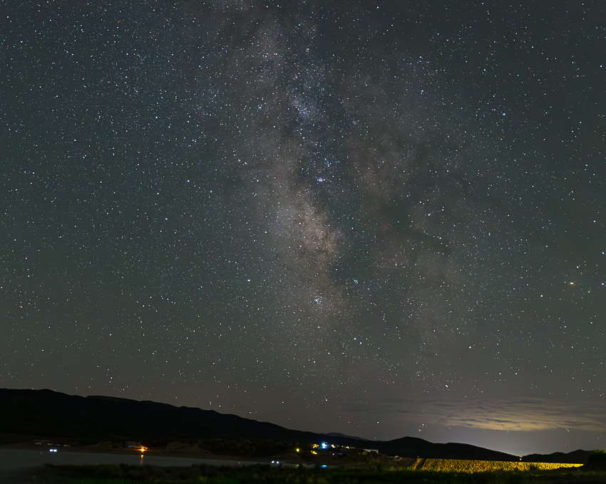 Milky Way Image with spot stars. How to use NPF rule.