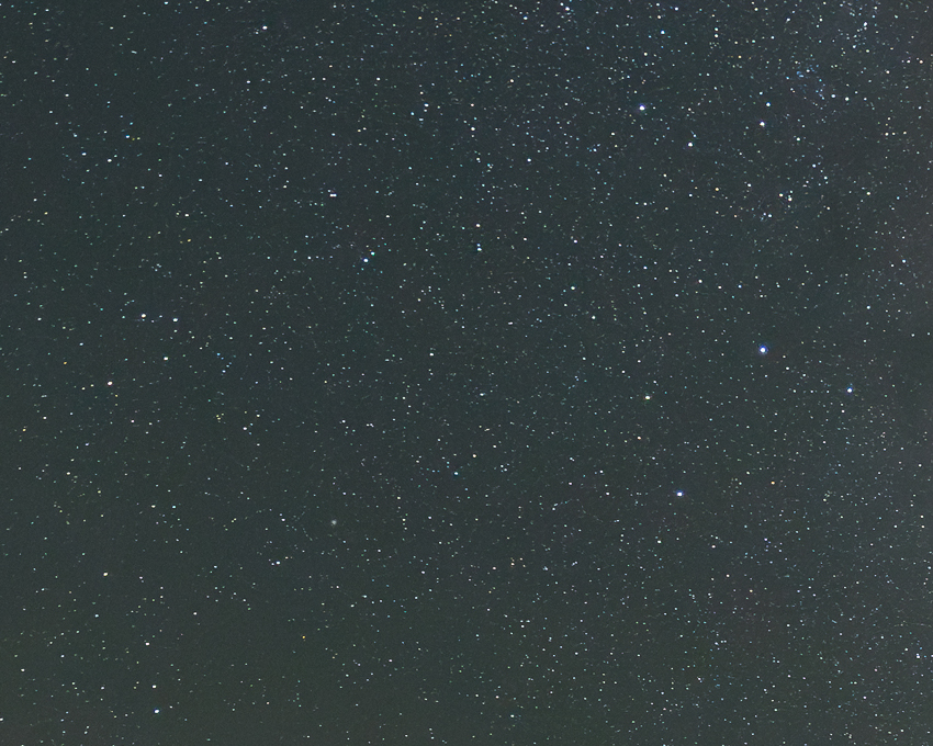 Milky Way Image with spot stars. How to use NPF rule. IMG_1885