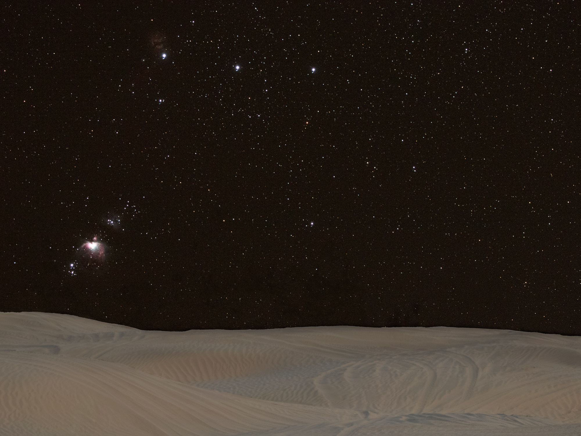 Sand Dunes and Orion